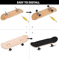 Vista 7 de Diapasón completo, 5 capas de madera de arce profesional, mini diapasón de madera con componentes mejorados, reduce la presión, regalos para niños