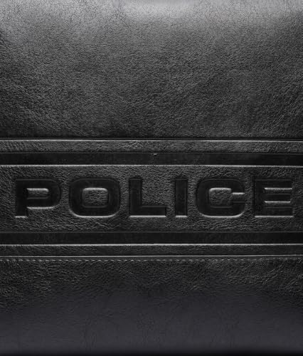 Police Store Police Infinity Series Leather Messenger Bag - Image 6