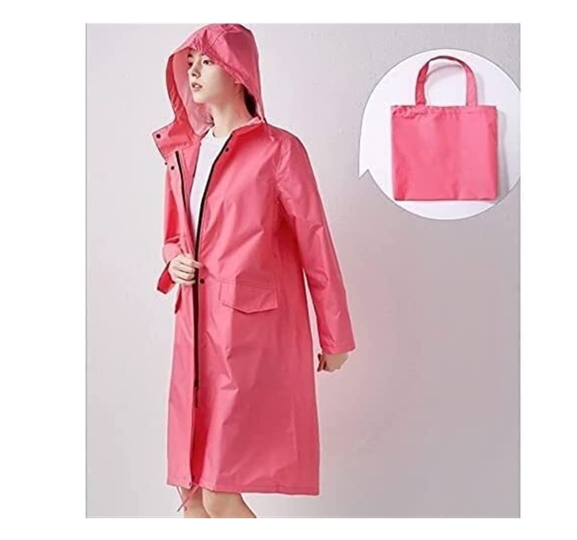 Chubasquero Chubasquero Largo Impermeable Y Transpirable para Mujer, Chubasquero Ligero Y Plegable Ponchos De Lluvia Impermeables(XL)