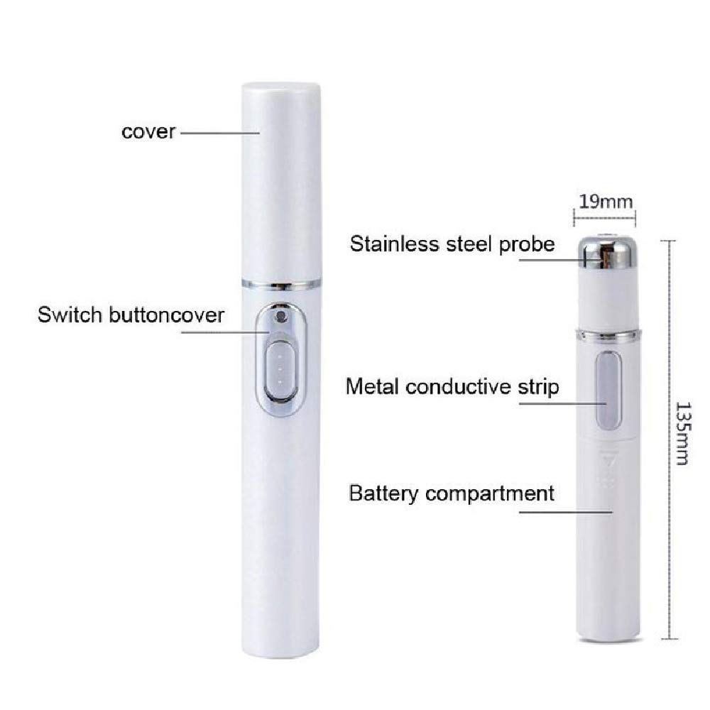Luce Terapia Acne Laser Penna, Portatile Anti-varicose vene Rimozione Bastone Acne Trattamento, Luce blu Acne Trattamento Macchina per Pelle serraggio Grinza Rimozione Trattamento