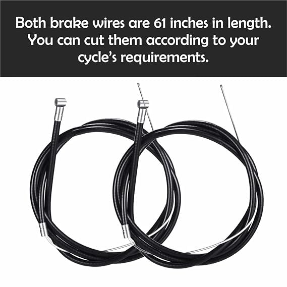 Premium Bicycle Dish break & V- Break Inner Cable | Stainless Steel Gear Wire for Smooth Shifting | Universal Replacement for MTB, Road & Hybrid Bikes 1