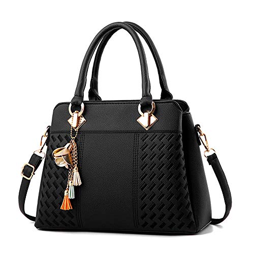 Bolso Satchel de Mujer de Cuero Sintético PU miniatura 1