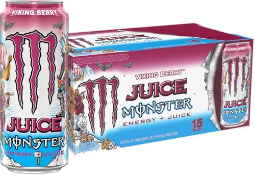 Energy Juice Viking Berry, Energy Drink, 16 Ounce