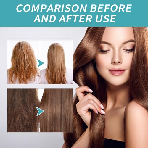 Hair Care Essential Oil Spray,Anti-frizz Hair Serum With Collagen Protein,Glycerin,Olive Oil,Beeswax,Deeply Nourishing Scalp,Leave Hair Light and Smooth,Hair Growth Serum for Men & Women - Image 7