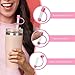 6 Straws with Cover Cap for Stanley 40oz Tumbler Replacement, Reusable Straw with Stopper Tips, Perfect for Stanley Cup with Handle H2.0, 14, 20, 30, 40oz Accessories