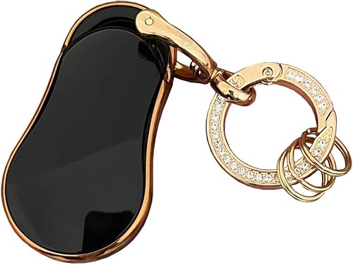 Miniatura 2 de Rilnaewn Funda de TPU suave para llavero Jeep para Jeep Grand Cherokee Chrysler 300M Dodge Intrepid 1999-2004 (4 botones, negro)