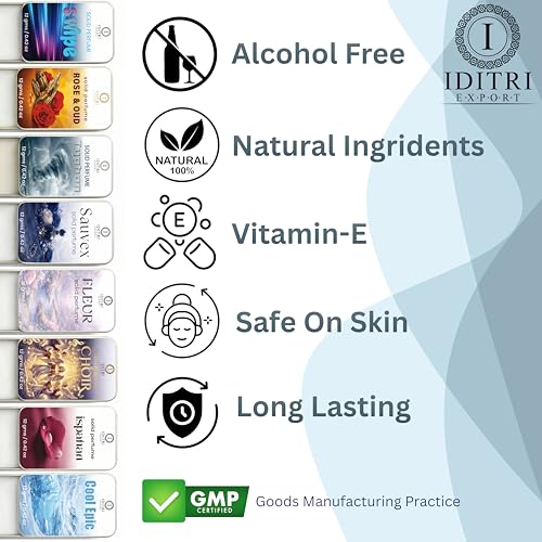 Image of IDITRI EXPORT Solid Perfume |pineapple&Typhon Alcohol Free Wax Perfume Balm, Long Lasting | Pocket Tin 12g, Pack Of 2| Non Greasy Smooth Glide, Travel Friendly Men And Women