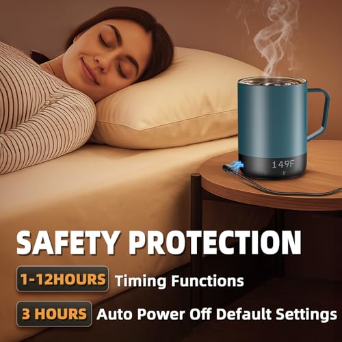Magnetic Charging Self Heating Mug