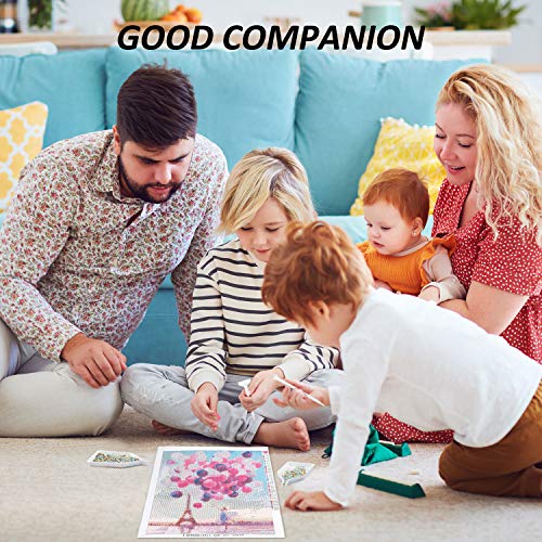 EHO 5D Diamond Painting Art Kits for Adults Kids Accessories Tools Dots Diamond, Paint by Number Diamond Dots Crafts for Teens Beginner Paint Set for Canvas Painting, Balloon