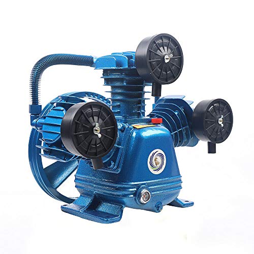 Munsinn 4HP 115PSI W Style 3 Cylinder Air Compressor Pump Motor Head Air Tool