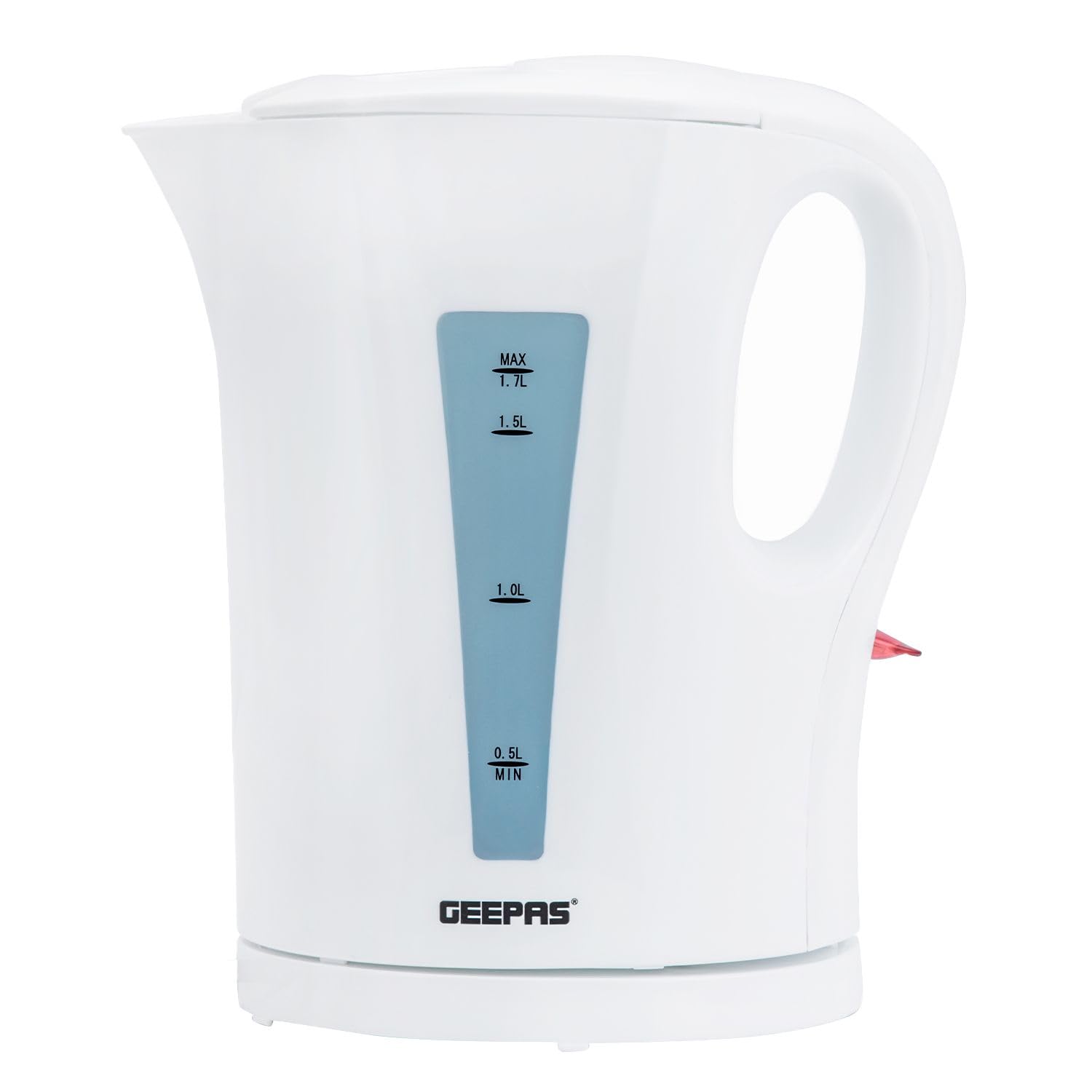 Geepas 1.7L Cordless Electric Kettle 2200W - White