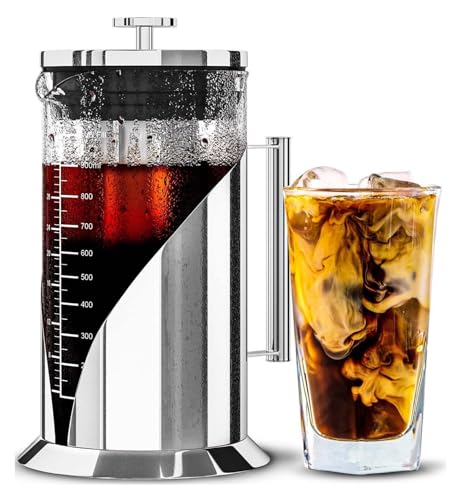 Cold Brew Coffee Maker, 34oz - Iced Coffee Brewer with