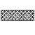 Rubber-Cal"Azteca" Indoor Outdoor Stair Treads - 9.75" x 29.75" Rubber Step Mats - Black - 6pack