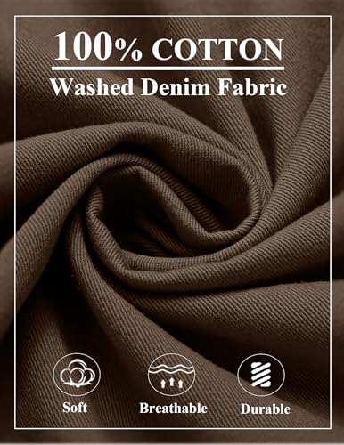 COOFANDY Men's Cotton Denim Jacket Lightweight Trucker Western Jackets Casual Fashion Jean Coat4