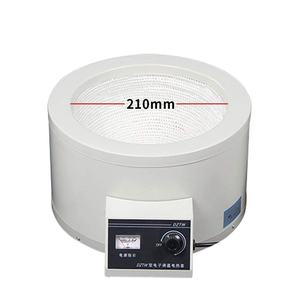 Fayelong 100ml-20000ml Électrique Chauffe-Ballon Température Réglable Max 380 Degrés Celsius 100-2500W 220V Pour Ballon à Fond Rond (3000ml)