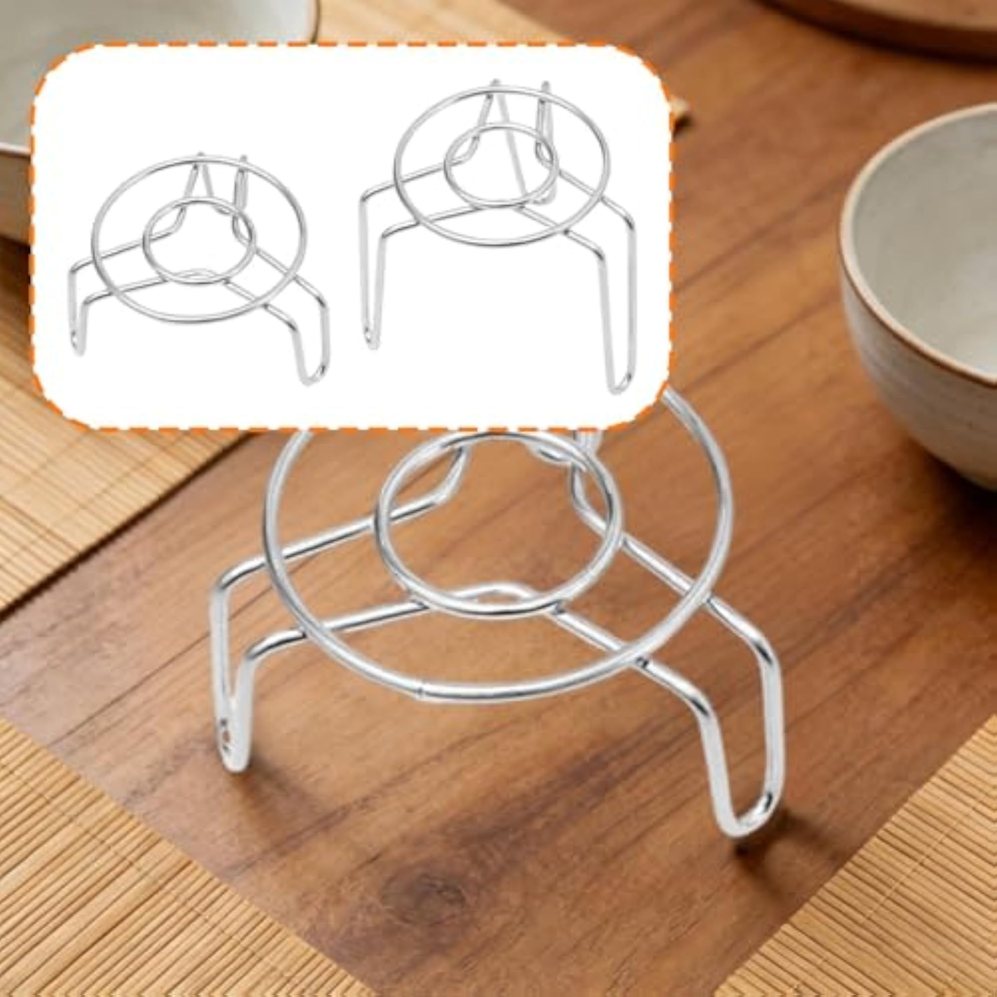 Mini Steam Rack Versatile Stainless Steel for Pans