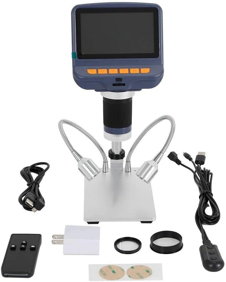 dhruvpro Andonstar AD106S USB Digital Microscope with 4.3 inch LCD Screen, 200X for Circuit Board Soldering, Coin Microscope Camera with 8 Adjustable LED Lights, Metal Stand, Windows Compatible-picture-24