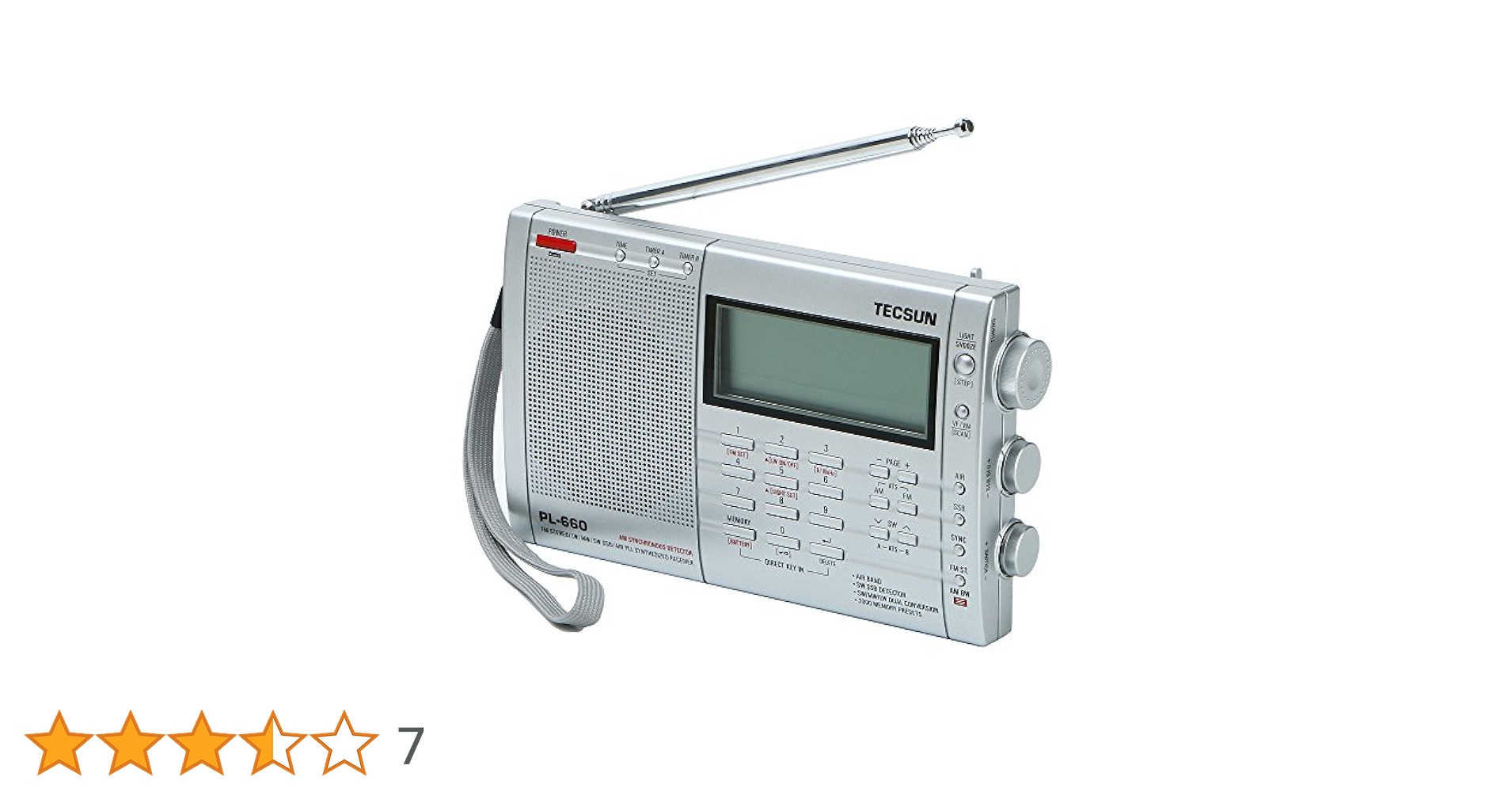 受信機 TECSUN  PL-660 Tecsun PL660 AM FM SW Air SSB Synchronous Shortwave PL-660