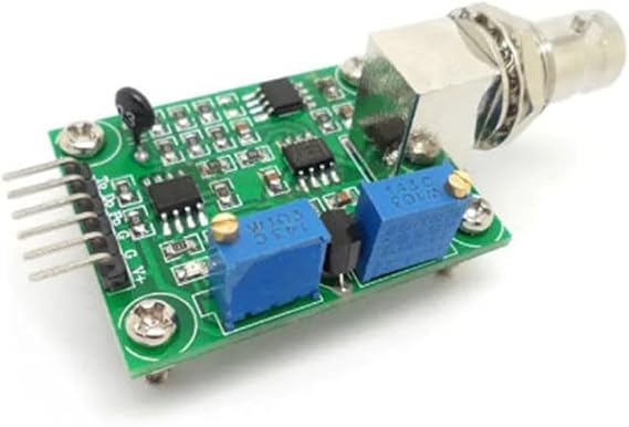 PH Sensor For Arduino, PH0-14 Value Detect Sensor Module + PH Electrode Probe BNC, PH-Value Detection Sensor Module Kit Detection Regulator Soil Water Quality Acid- Concentration Sensor (pH module)