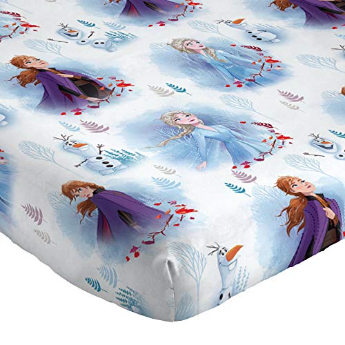 Image of Jay Franco Kids Sheet Set with Fitted, Flat Sheets & Pillow Cover - Ultra-Soft Bedding with Pillowcase for Room Decor, Multi - Frozen, 3 Piece Twin