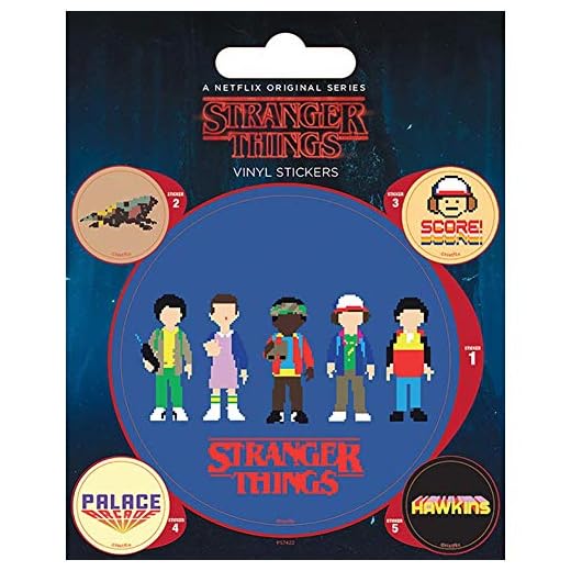 Pyramid RD-RS461583 Pegatinas Vinilo Stranger Things Arcade, Multicolor, 10 X 12.5 Cm