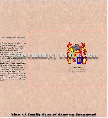 Fare Coat of Arms/ Family Crest on Fine Paper and Family History (IN Stock)