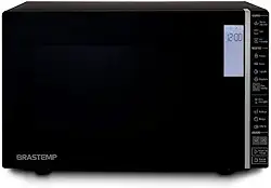 Micro-ondas Brastemp 32 Litros Preto com Grill e Painel Integrado - BMG45AE 220V