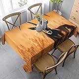 Facile à nettoyer et à entretenir : cette nappe imprimée Antelope Sable est lavable en machine et lavable à la main à température ambiante. Évitez le blanchiment et la lumière directe du soleil, et utilisez un repassage à basse température pour garder son meilleur aspect.