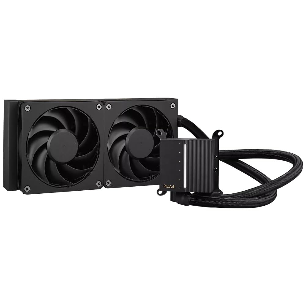 ASUS ProArt LC 240 All-in-One CPU-Wasserk?hlung - 2 x 120 mm PWM L?fter - czarny (90RC01K0-M0EAY0)