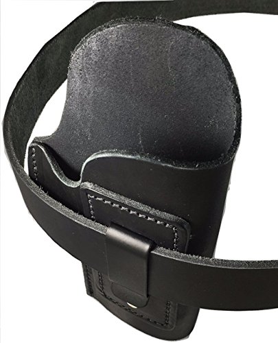 Dangerous Threads Concealed Carry Weapon Belt (CCW) - Mens Heavy Duty Black Leather Gun Belt 1 1/2" Wide3