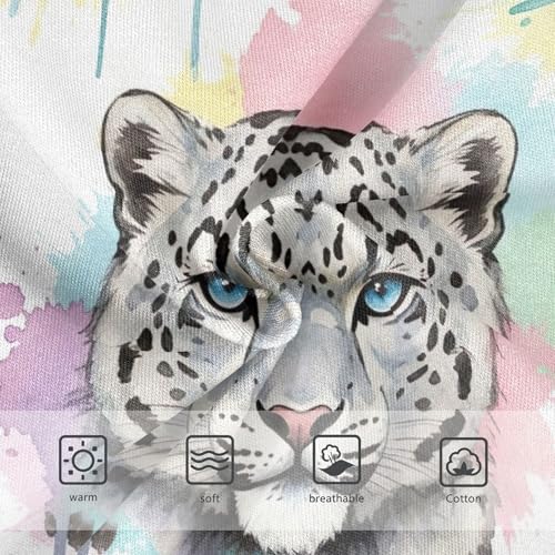 Colorful Snow Leopards Rainbow Toddlers Underwear Floral 2t Cotton Cute Panties Girl Stylish Kids Briefs Undies3