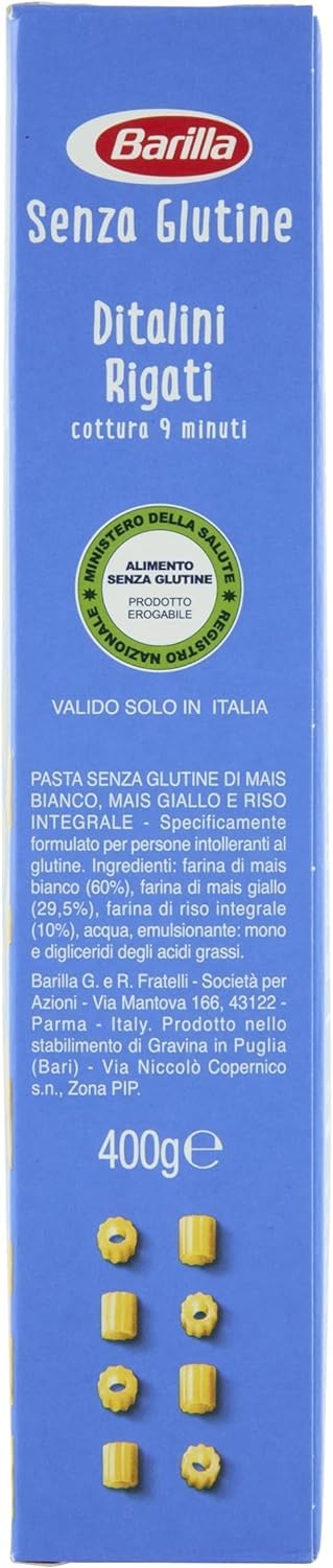 Italian Gourmet Pasta senza Glutine, pasta sin gluten, 10 x 400 g