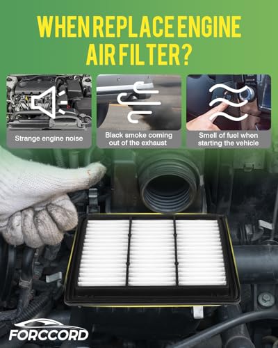 Image of 2-Pack Engine Air Filter Fits for Toyota Land Cruiser 2024 2025 2026 2.4L Air Filter Replacement 17801-31180 Car Accessories