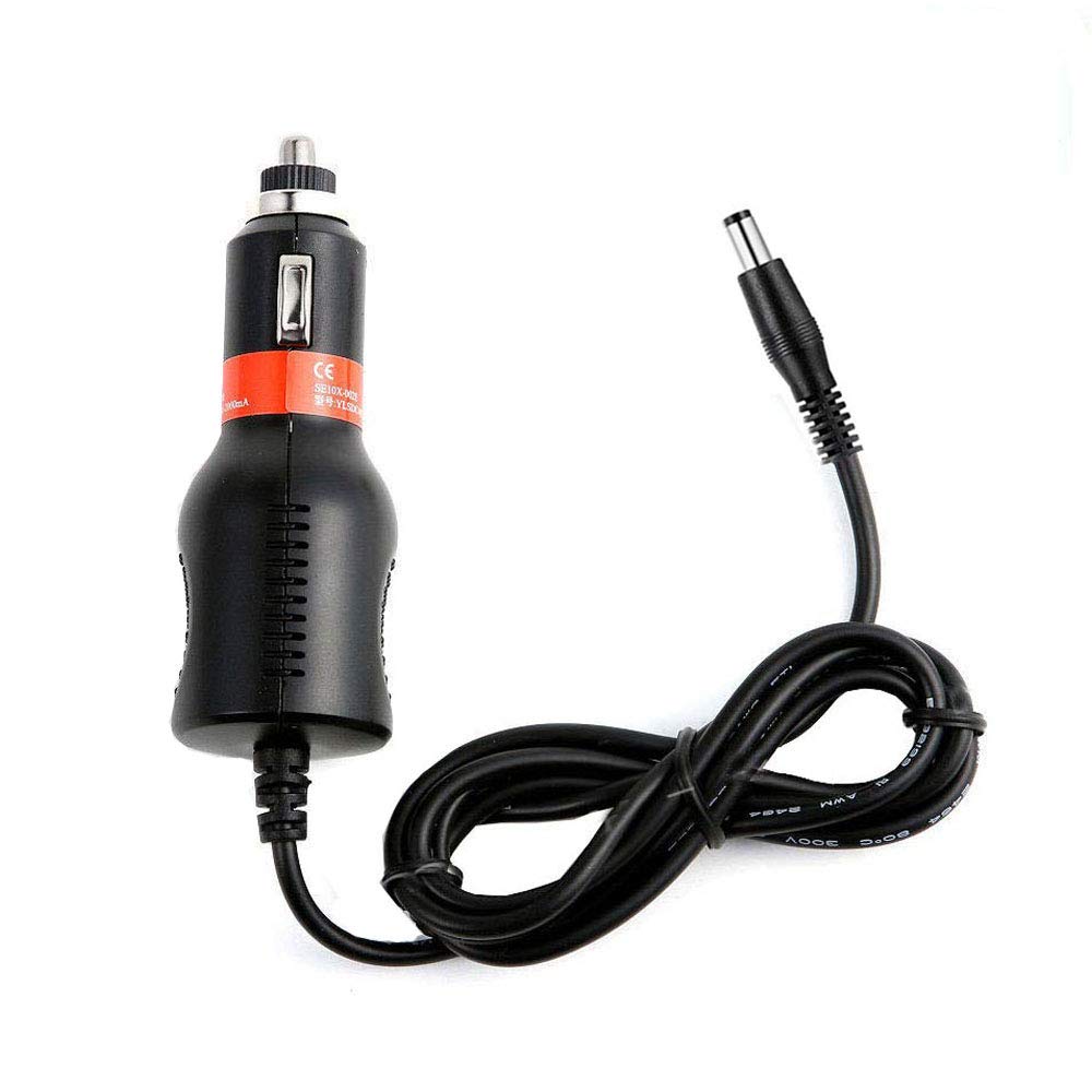 Car DC Adapter Compatible Replacement for ICOM BC-210, IC-M73, IC-M73EURO (NOT fit Other Models) Auto Boat Power Supply Cord Cable, 6 Feet, with LED Indicator
