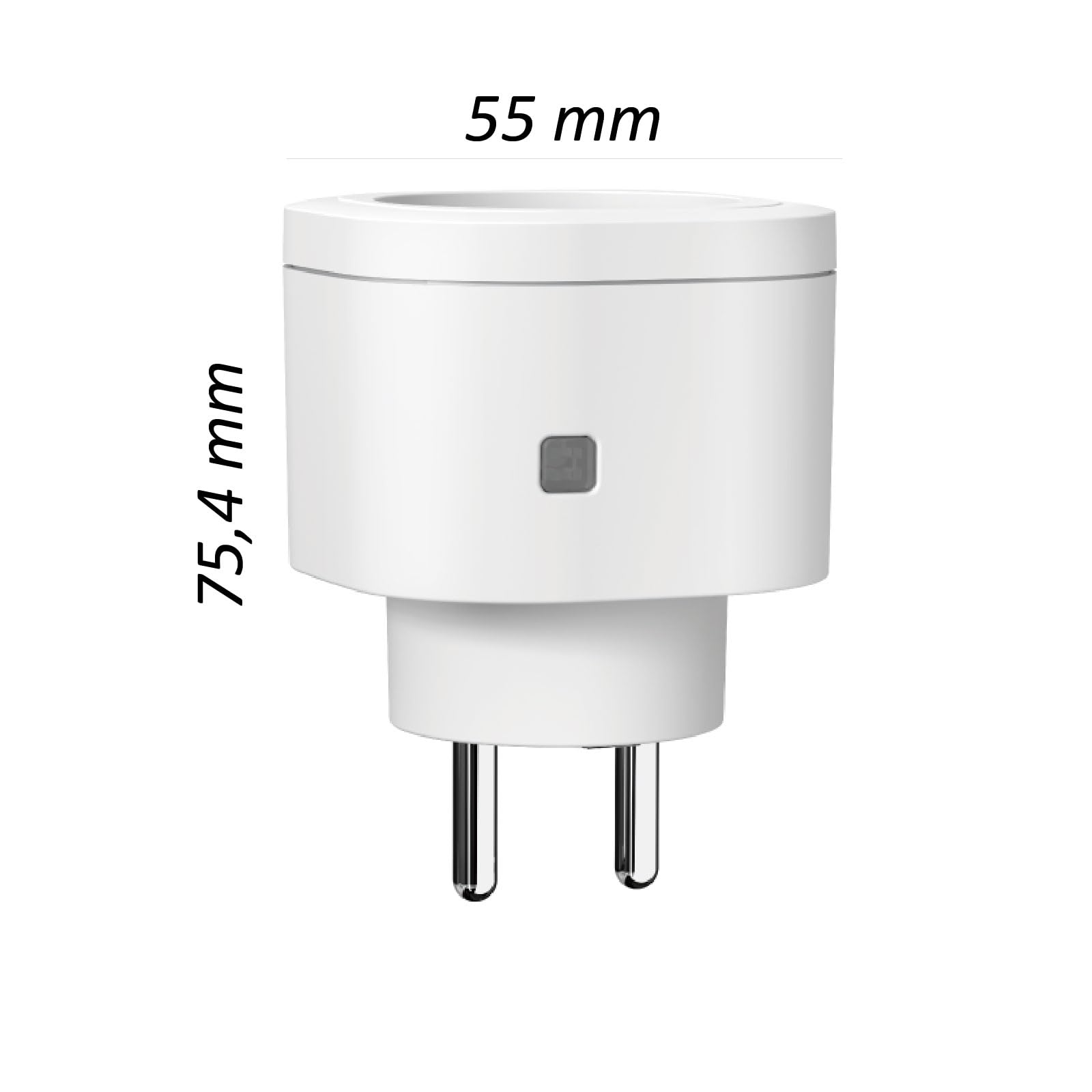 KYF Prise Connectée WiFi + RF 3680W avec Interrupteur Sans Fil, Compatible TUYA/Smart Life, Contrôle via Application, Type E, IP20