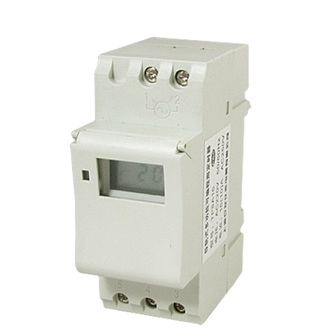 Ruilogod 220V AC Monte Tiempo Semana Pantalla Interruptor Temporizador Digital programable