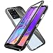 Produktbild Kompatibel für Samsung Galaxy S20 Ultra 5G Hülle, Magnetische Metallrahmen 360 Grad Handyhülle Vorne und Hinten Gehärtetes Glas Handyhülle Magnet Case Panzerglas Doppelseitige Hülle, Schwarz