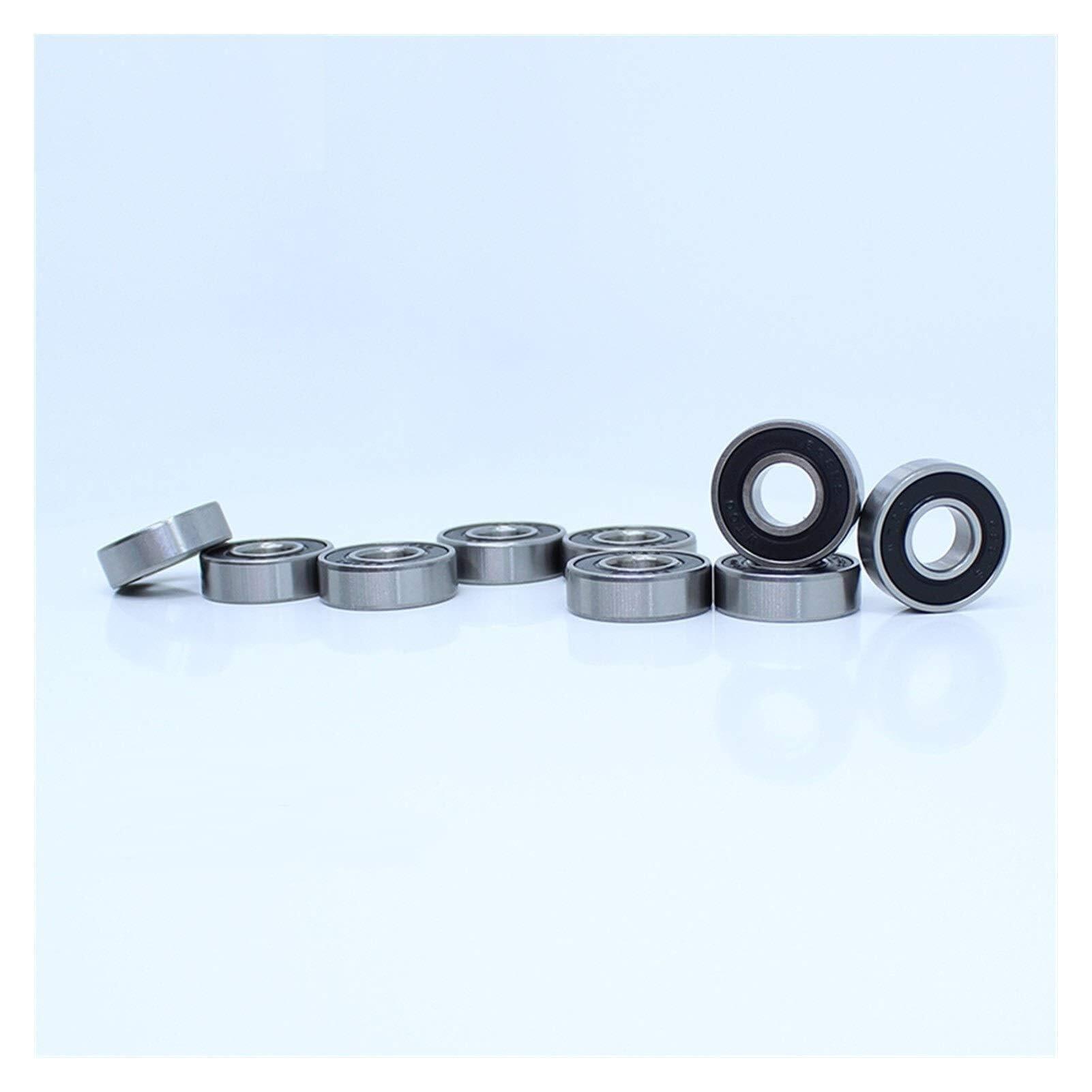 Bearing, Repair Kits 698 2RS ABEC-1 Bearings 8x19x6mm Sealed Miniature Ball 619/8 (100PCS) Wear Resistance