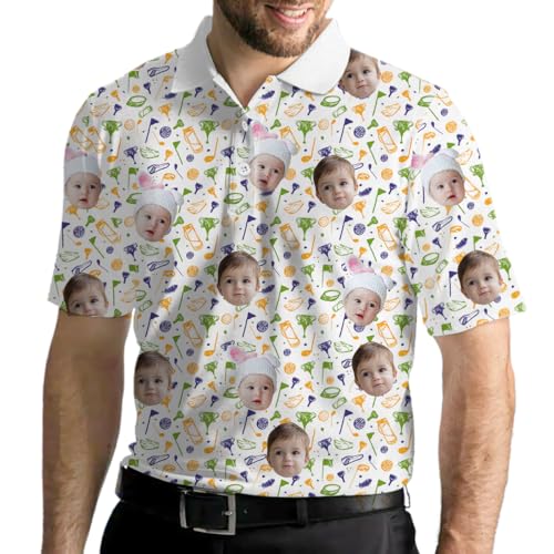 Custom Dad Shirt with Kids Face