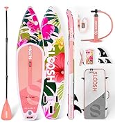 SLOOSH Inflatable Stand Up Paddle Board, 10'6" Inflatable Paddle Boards with Premium Accessories,...