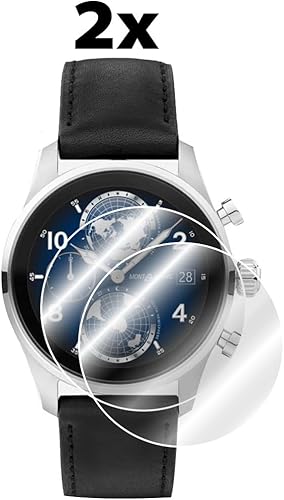 Miniatura 2 de IPG Protector de pantalla para reloj inteligente Montblanc Summit 3 (2 unidades) Invisible Ultra HD Película transparente antiarañazos, suave,