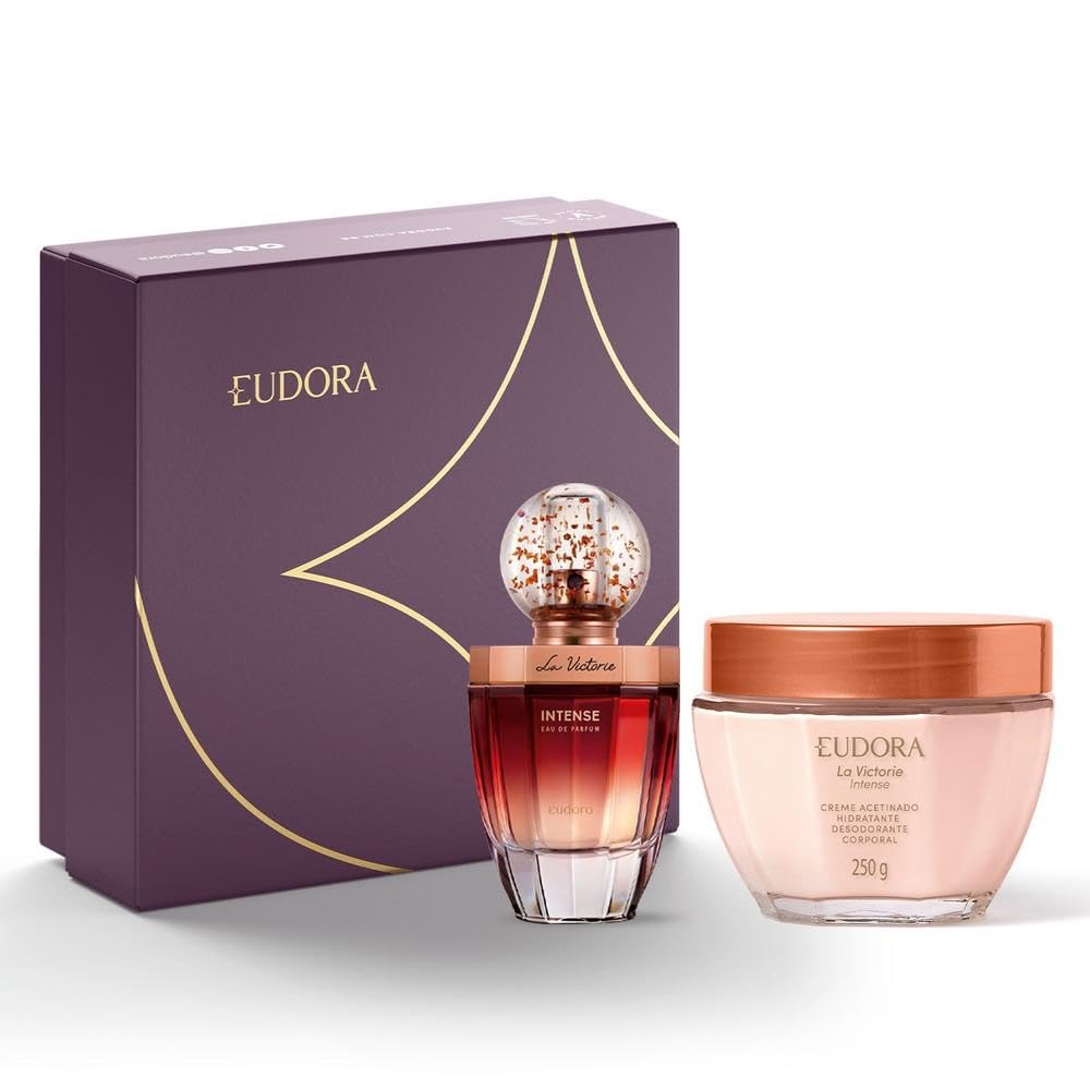 Eudora Kit La Victorie Intense: Eau de Parfum 75ml + Creme