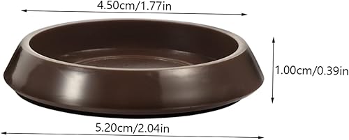 Miniatura 5 de Tofficu 48 piezas de almohadillas para patas de mesa, tapones de cama, soportes para muebles, marco de cama, tapón, silla circular, alfombra