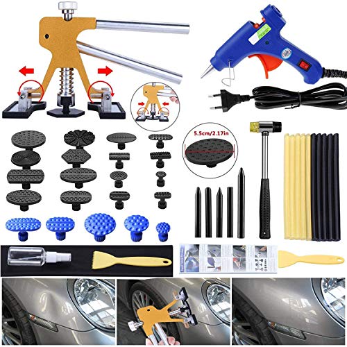 Randalfy Kit de Extractor de abolladuras automático Herramientas de reparación de Levantador...