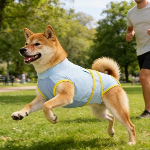 Manga para perros postoperatoria protectora de heridas y codos 4