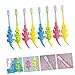 WOFASHPURET 4-Pack Cartoon Soft Bristle Kids Toothbrush Set Random Colors Gentle Oral Care for Babies and Toddlers Fun Animal Design for Effective Tooth Cleaning
