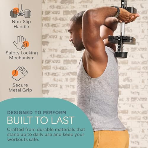 Image of Lifepro Adjustable Dumbbells & Weights for Home Gym, Quick-Adjust