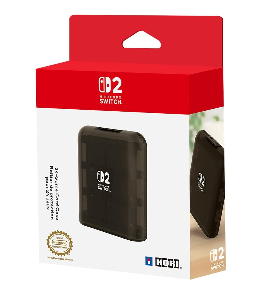 HORI 24 Game Card Case for Nintendo Switch 2 Official Licensed Black