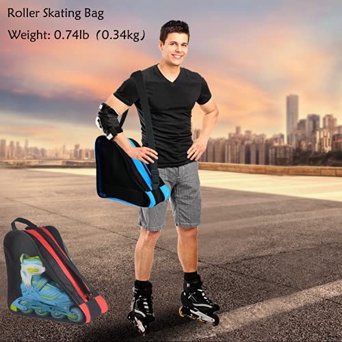 Gooyule Ice Skate Bag - Large Capacity Skating Bag Fits Quad, Inline and Most Roller Skate Accessories