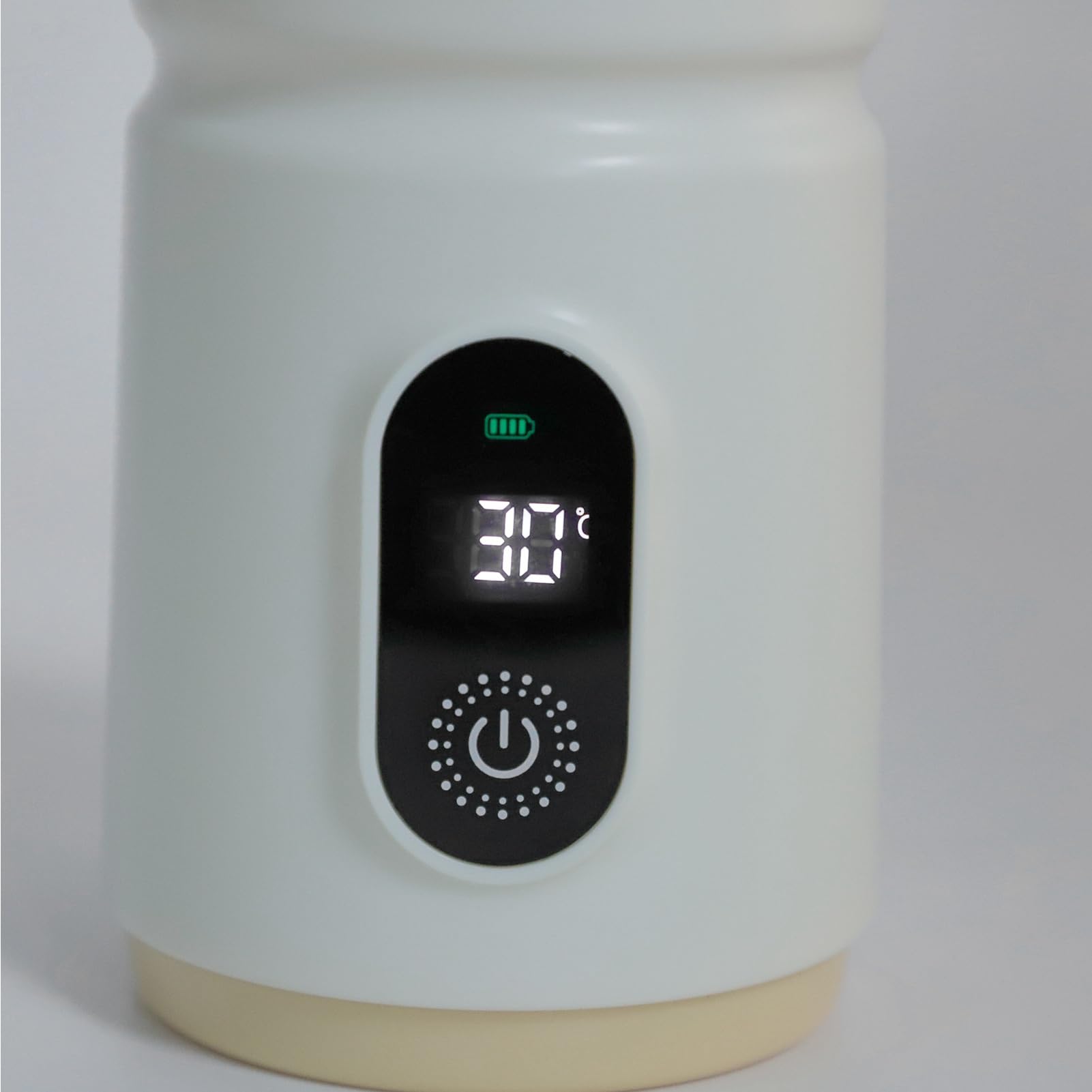 Calentador de Biberones Portátil, Calentador de Biberones de Viaje de 200 Ml con 4 Configuraciones de Temperatura, de Leche Recargable Inalámbrico para Leche Materna, Fórmula o Agua, Carga
